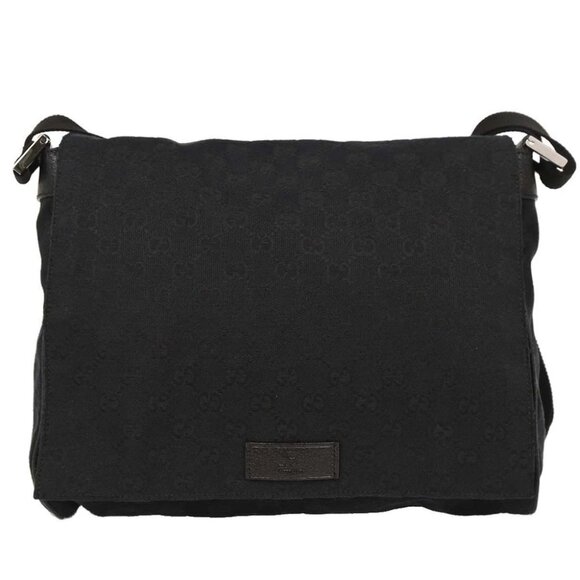 Gucci Black GG Shoulder Bag 146236 497717 125013 - Picture 1 of 10